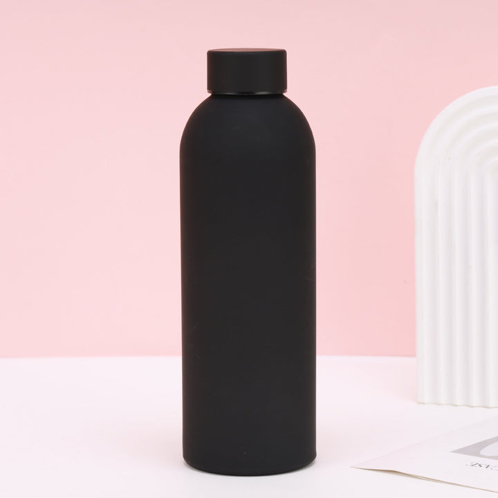 Unisex nan vacuum-insulated stainless steel drinking bottle with soft-touch surface and leak-proof screw cap Kalsten