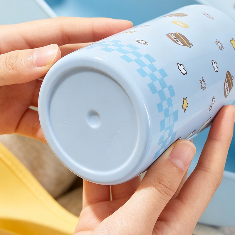 Women's insulated bottle with practical carrying device and playful design Kalsten