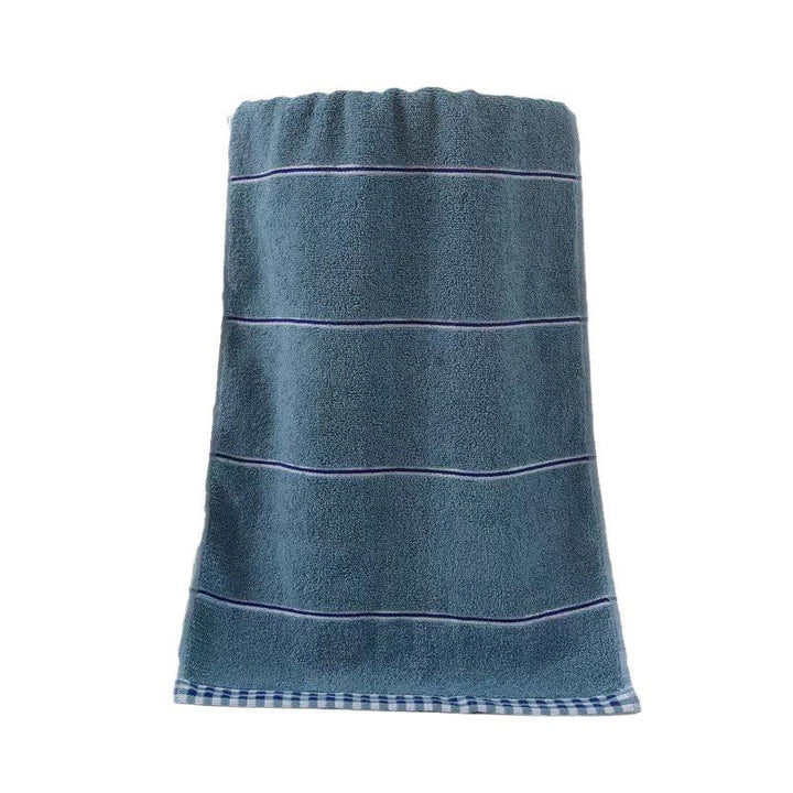 Luxury terry towel with modern check pattern Kalsten