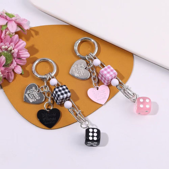Playful Dice-Inspired Keychain Kalsten