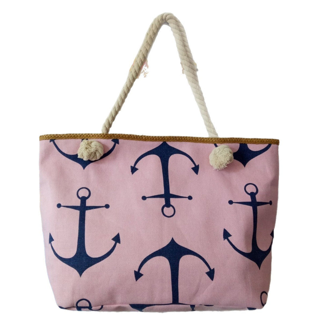 Large sailcloth bag with maritime anchor design Kalsten