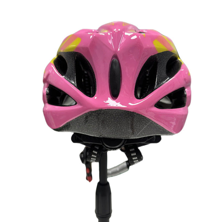 streamlined high-ventilation cycling helmet with micro-adjust retention and impact-absorbing liner Kalsten