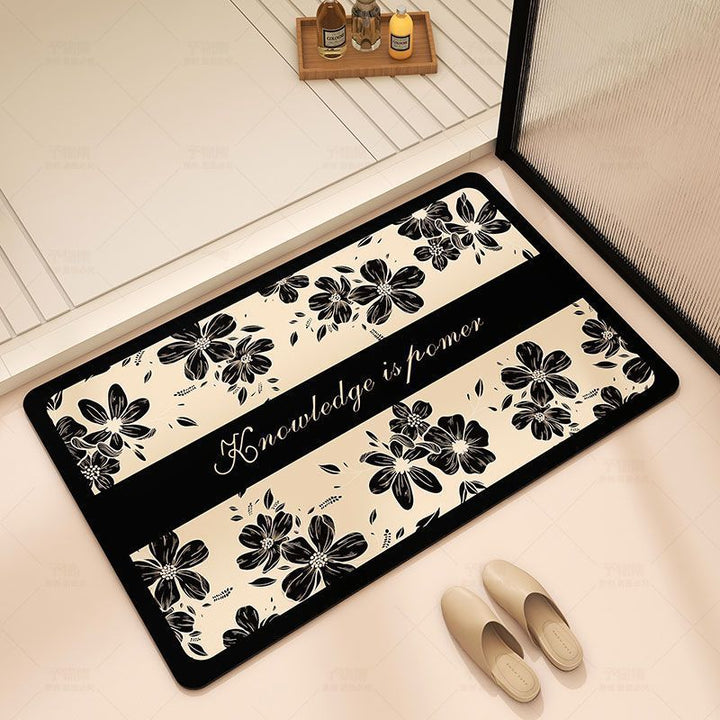 Inspirational Quote Bathroom Mat Kalsten