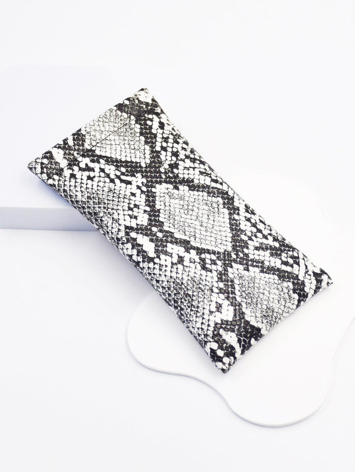 Stylish Snake Print Eyewear Case Kalsten