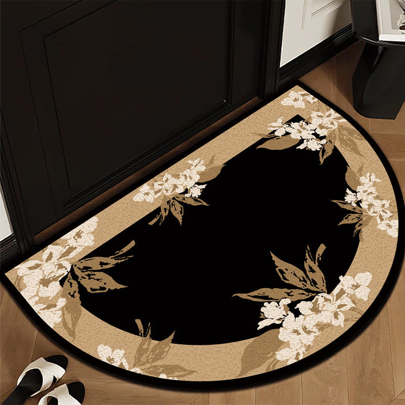 Decorative Half-Moon Doormat