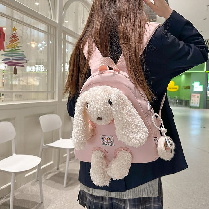 Plush Rabbit-Themed Backpack Kalsten