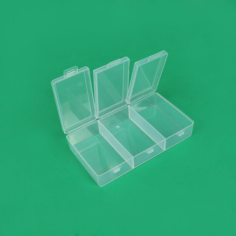 Multi-Compartment Clear Craft Storage Box Acalora