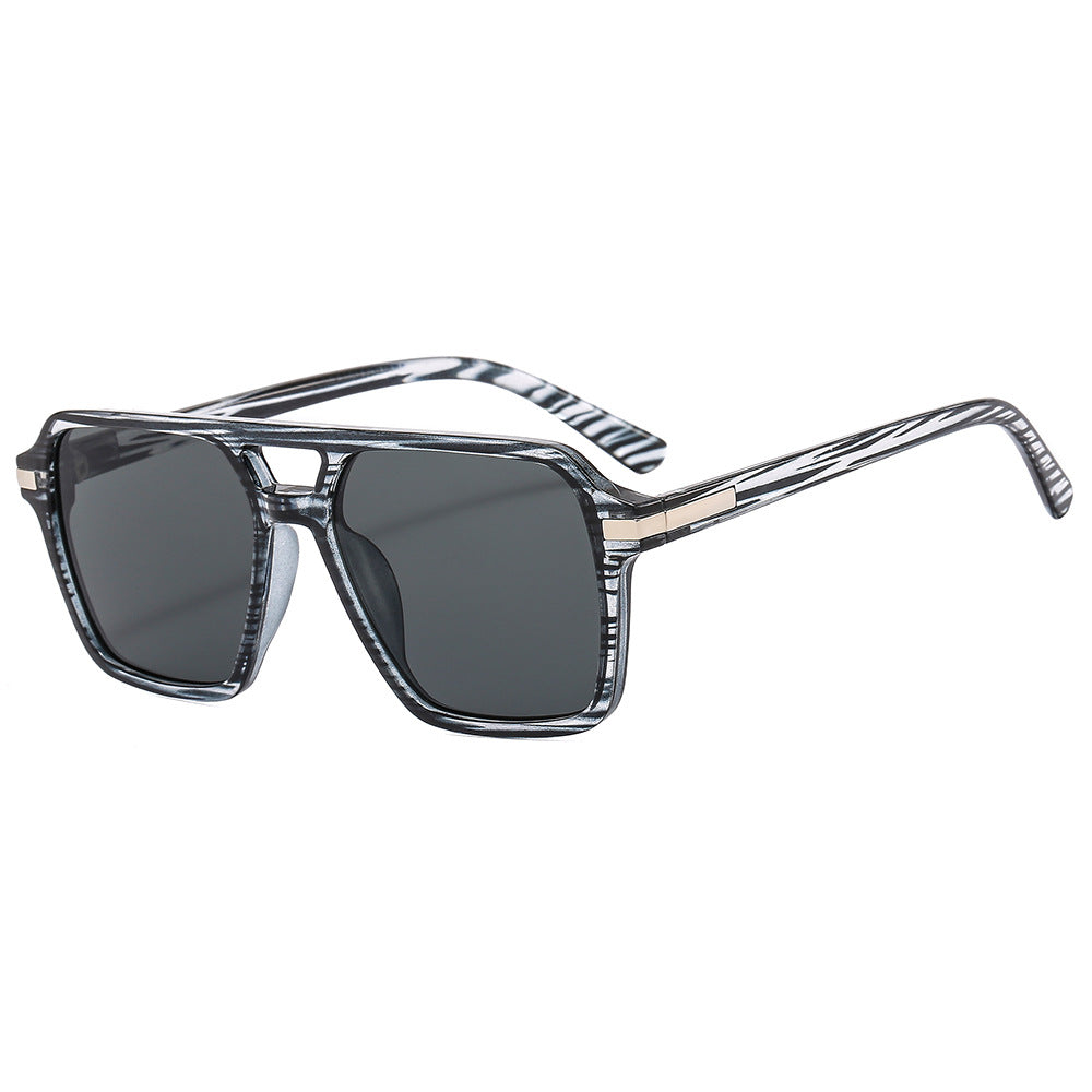 Women's fashionable square sunglasses with elegant metal finish Kalsten