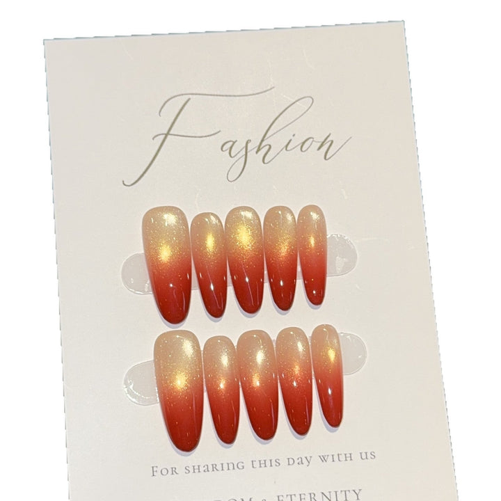 Artificial nails with elegant ombre effect Kalsten