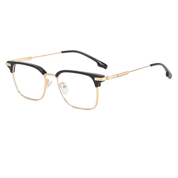 Women's square sunglasses with lightweight metal frame and wide temples Kalsten