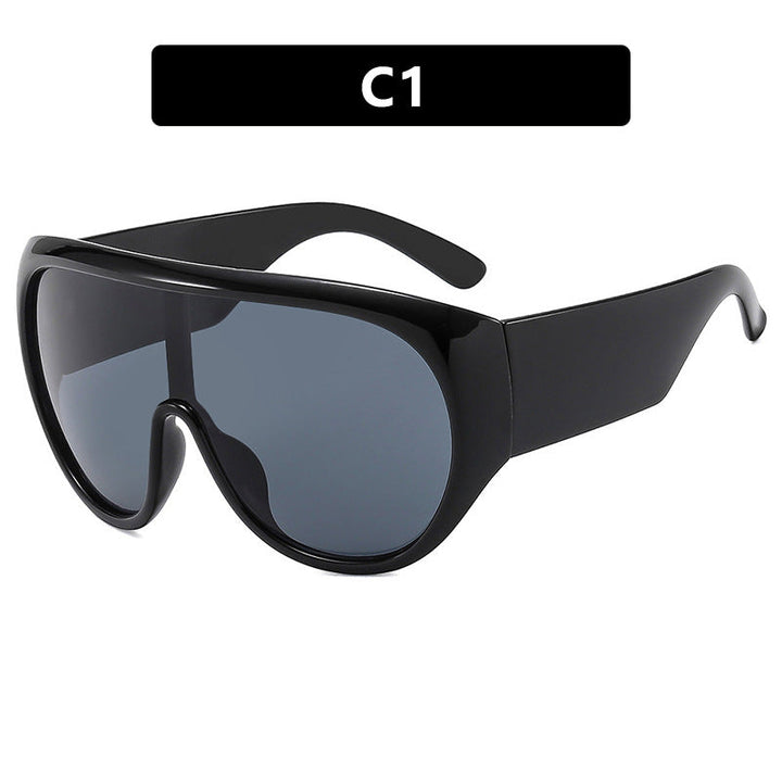 Ladies sporty sunglasses in aerodynamic design with wide field of vision Kalsten
