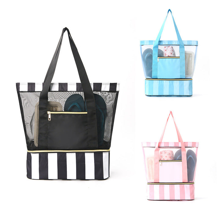 Practical tote bag with mesh design Kalsten