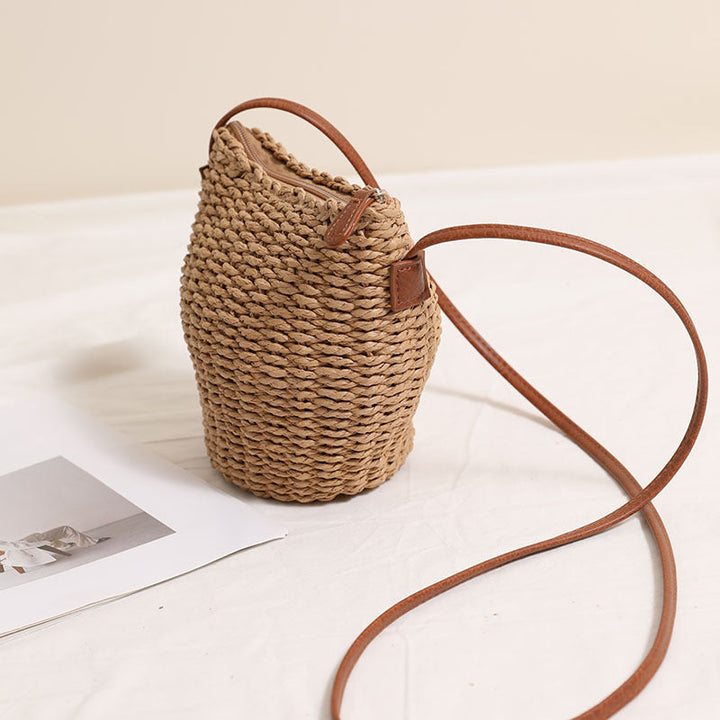 Handcrafted Shoulder Bag Made From Natural Material Kalsten