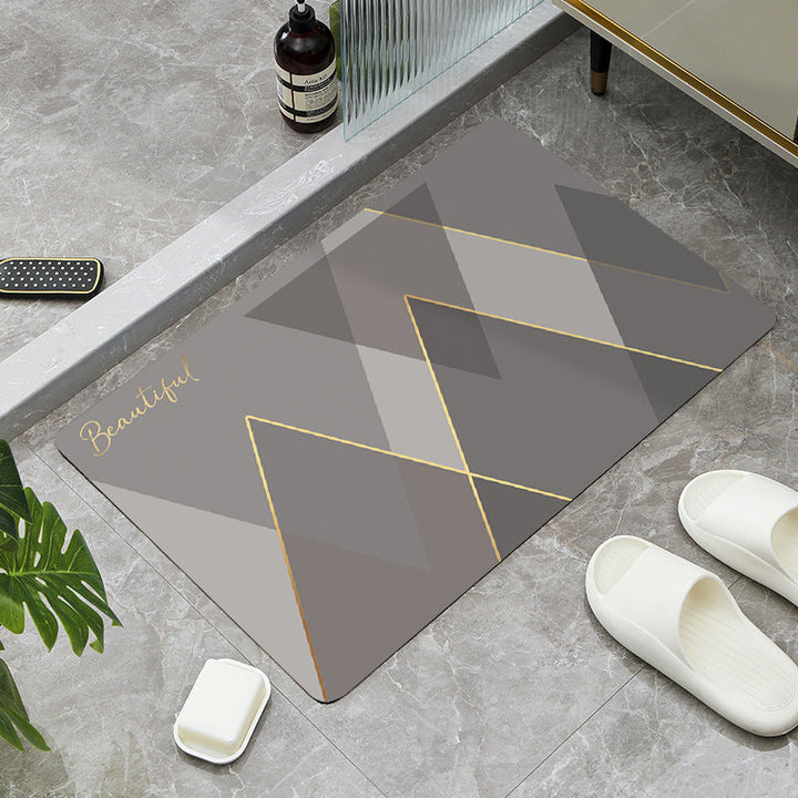 Modern Minimalist Bathroom Mat Kalsten