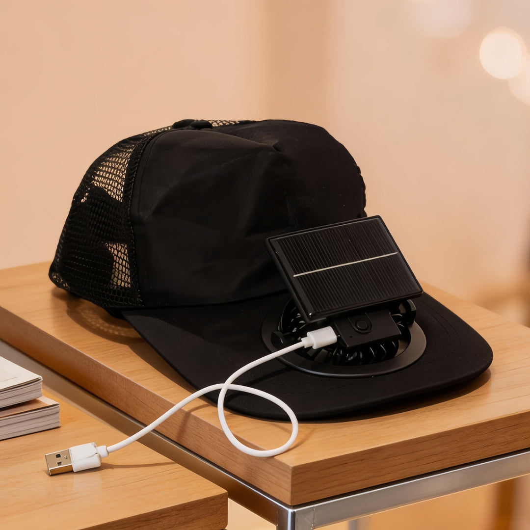 Ladies Cooling Sun Hat with Integrated Fan Kalsten