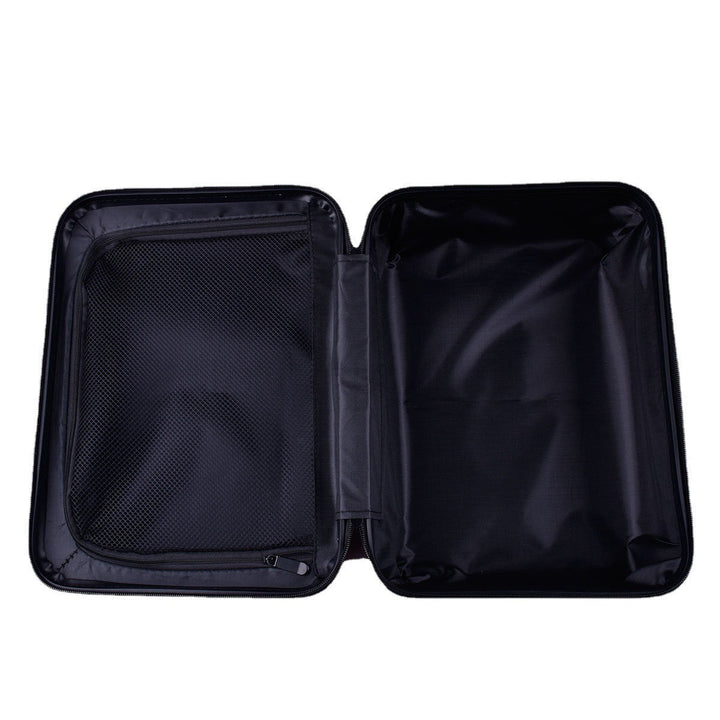 compact hardshell travel carry case with top handle and reinforced ridged shell Kalsten