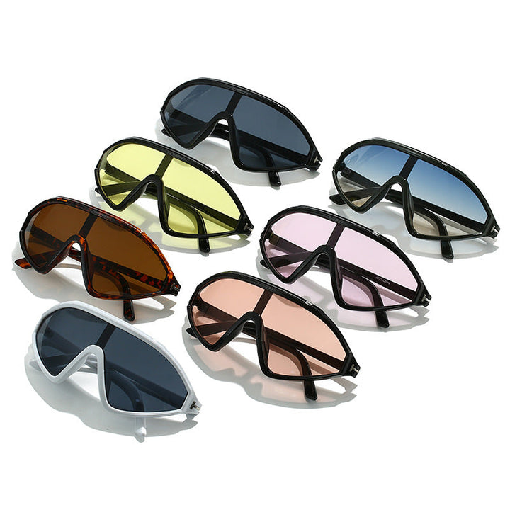 Women sporty sunglasses with ergonomic full rim design Kalsten