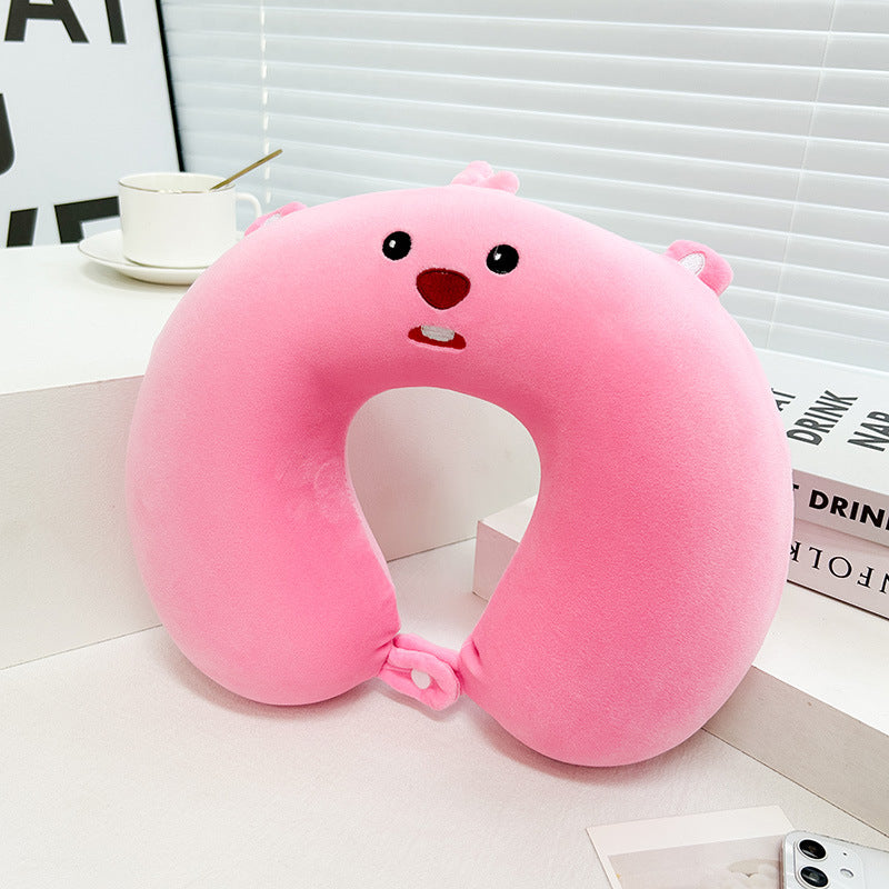Women Kitten Neck Support Pillow Kalsten