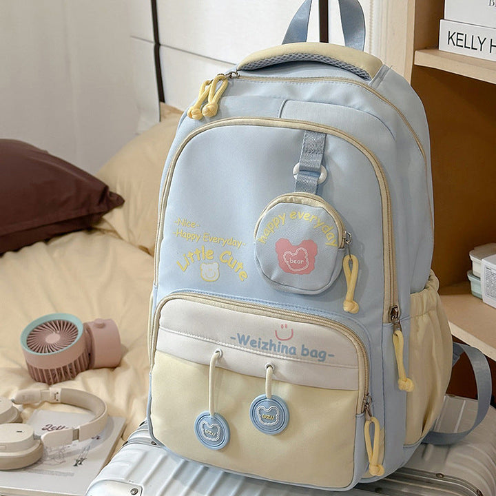 Cute Plush Companion School Backpack