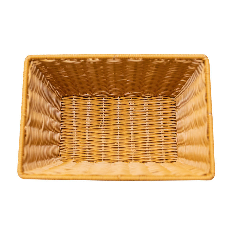 Women's rectangular basket made of woven material Kalsten