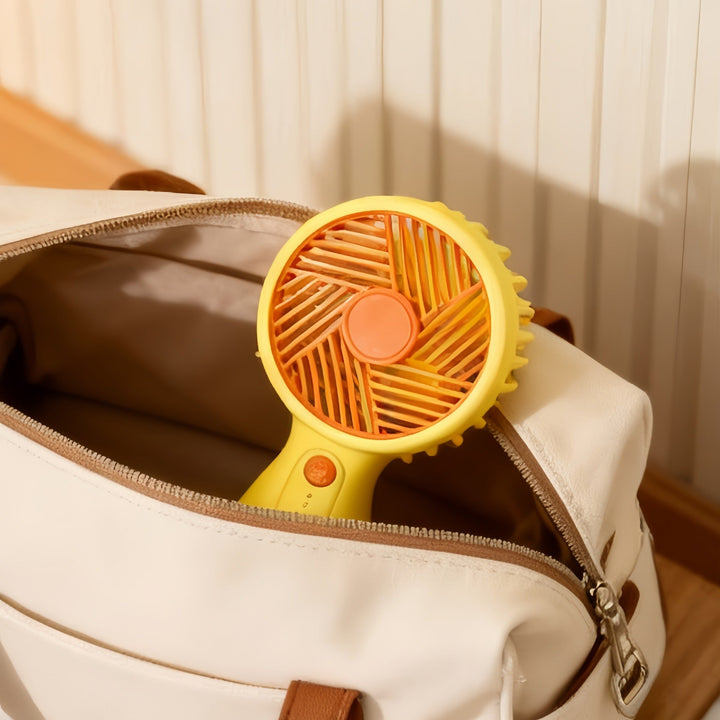 Women's Portable Table Fan with USB Charging Function and Adjustable Tilt Angle Kalsten