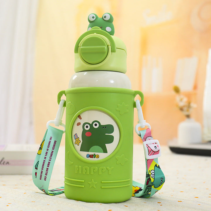 Ladies child-friendly drinking bottle with ergonomic silicone grip Kalsten