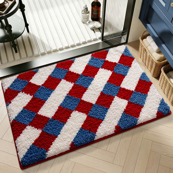 Artistic Abstract Bath Mat Kalsten