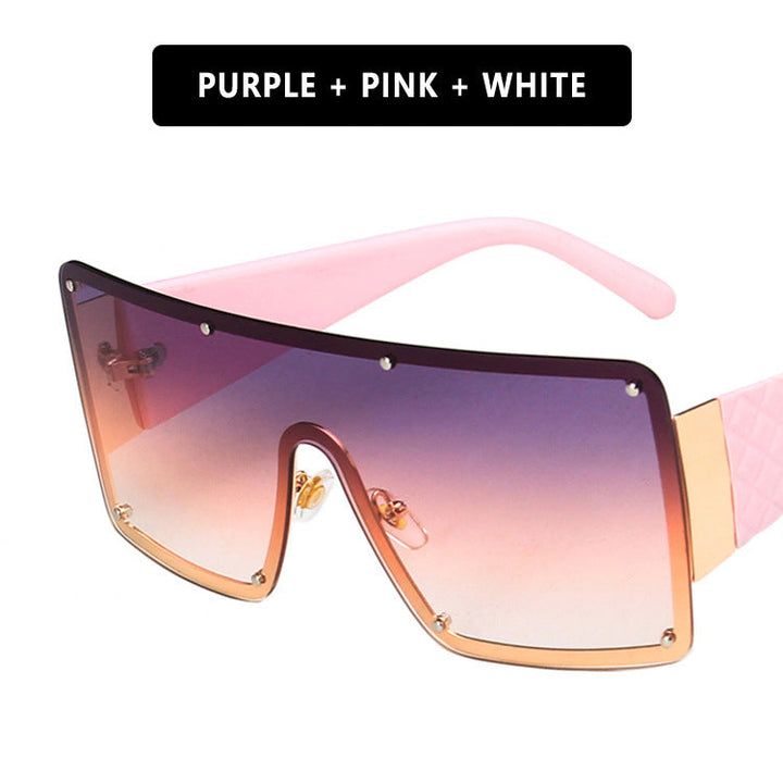 Women geometric oversized sunglasses with gradient lenses Kalsten
