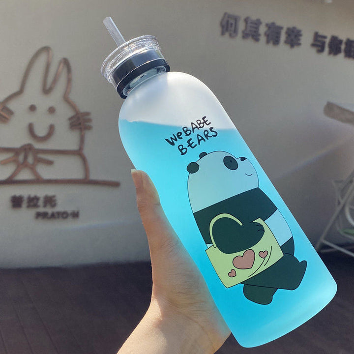 Women's creative drinking bottle with playful panda design Kalsten