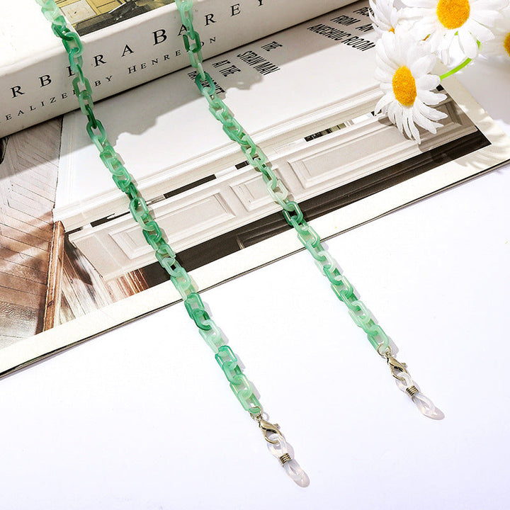 Fashionable necklace with clip clasp Kalsten