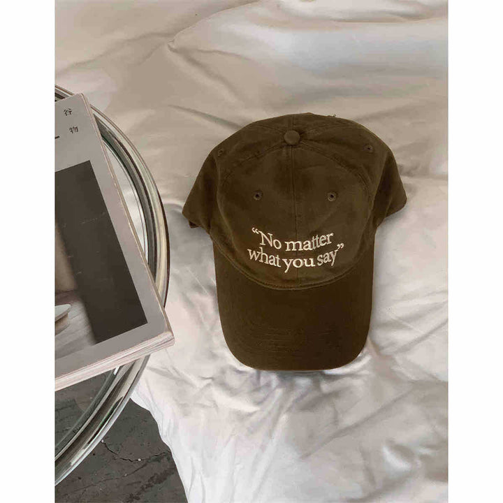 Women's Casual Embroidered Statement Cap Kalsten