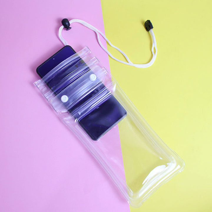 Unisex waterproof smartphone bag with flexible carrying strap Kalsten