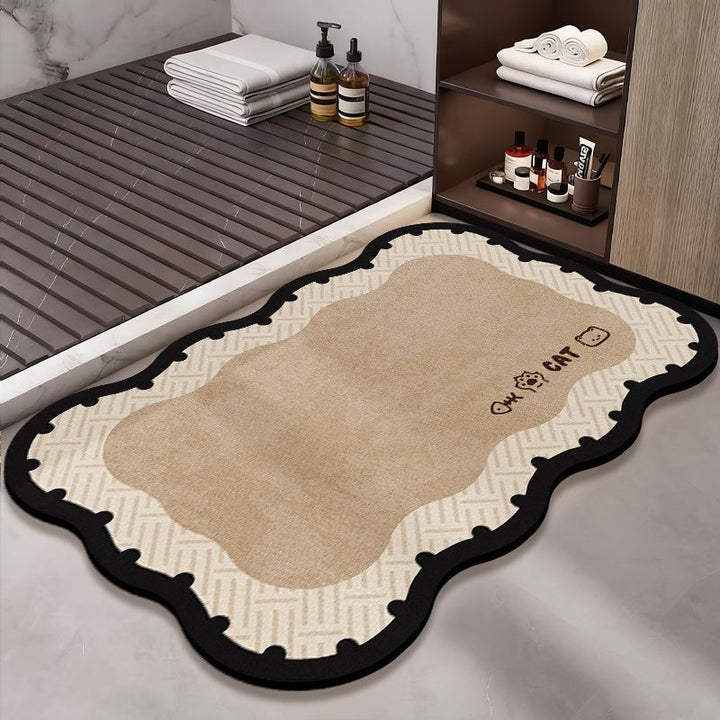 Decorative Pet-Themed Bath Mat Kalsten