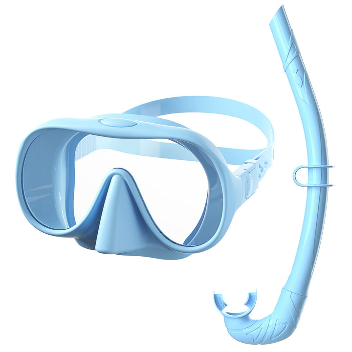 Swimming mask with flexible breathing tube Kalsten