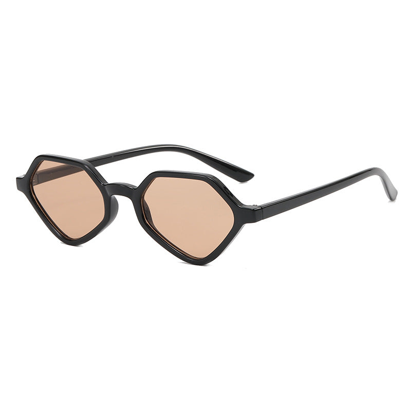 Women's Geometric Design Sunglasses with Mirrored Lenses Kalsten