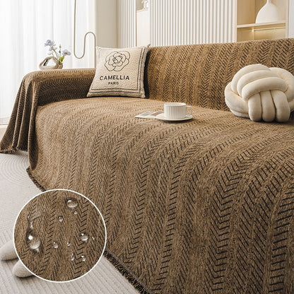 Cozy Textured Sofa Throw Blanket
