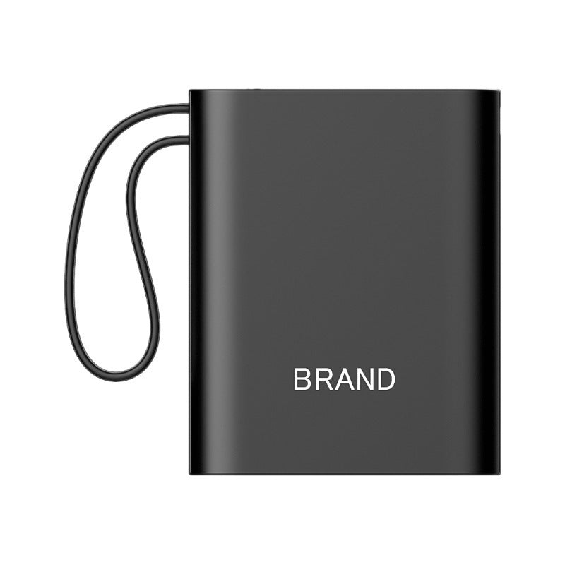 Portable power bank with integrated cable management and fast charging function Kalsten