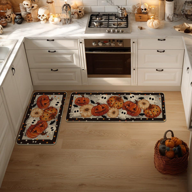 Floral Pattern Kitchen Comfort Mat Set Acalora