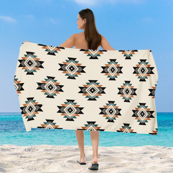 Beach towel with exclusive geometric pattern Kalsten