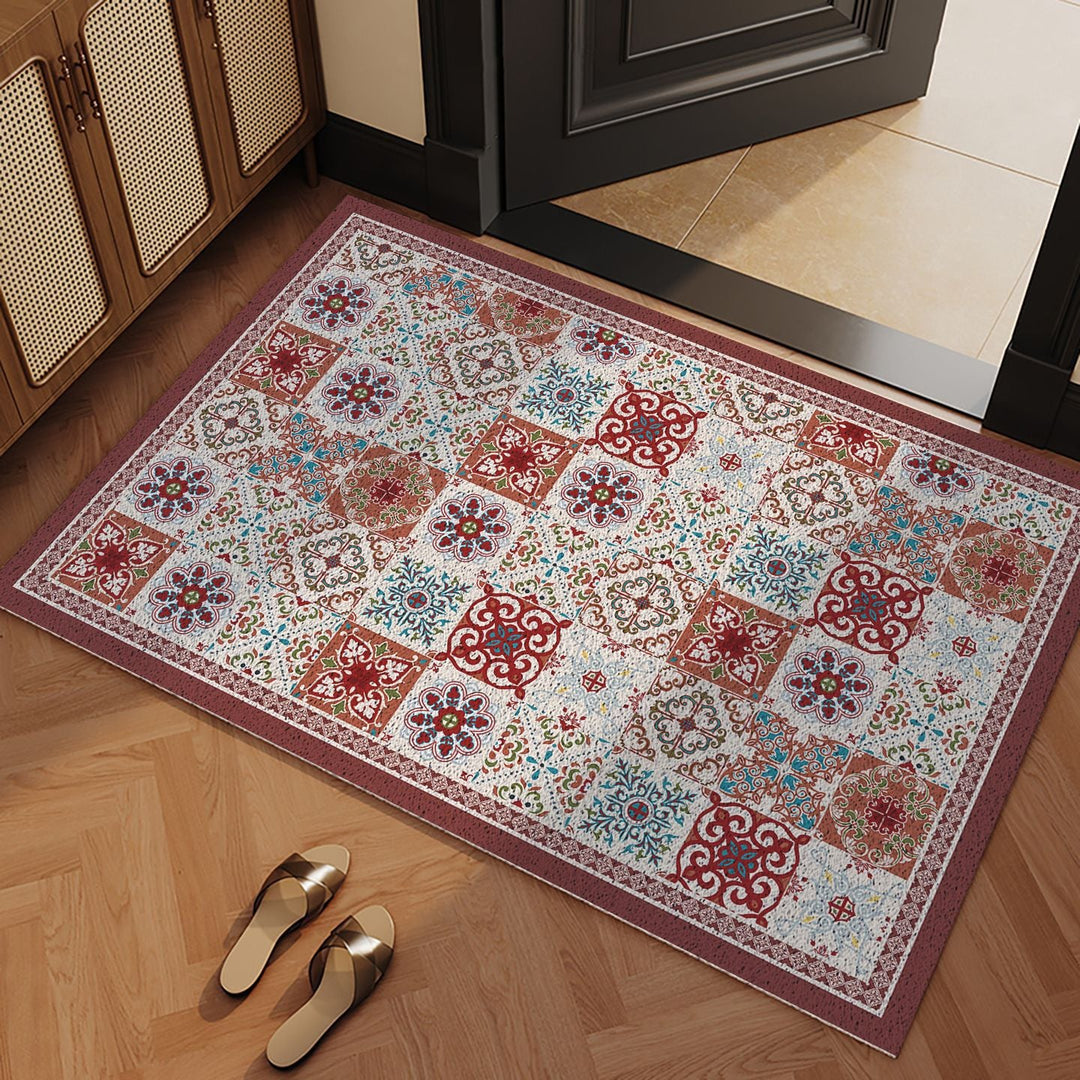 Elegant Geometric Pattern Entrance Mat