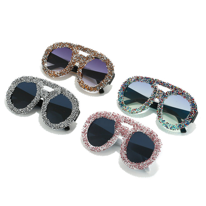 Women's fashionable sunglasses with glamorous rhinestone frame Kalsten