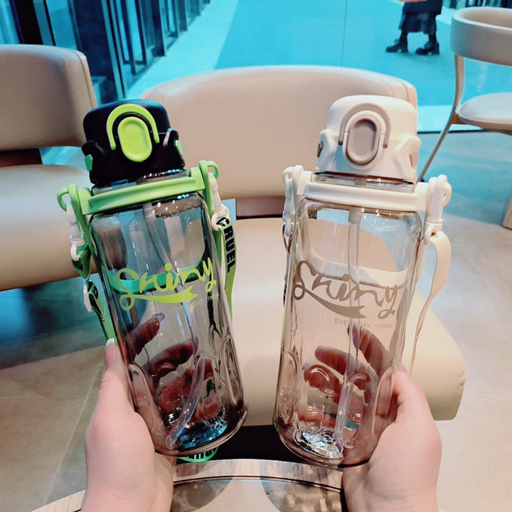 Ladies Ergonomic Water Bottle with Leak-Proof Lid Kalsten