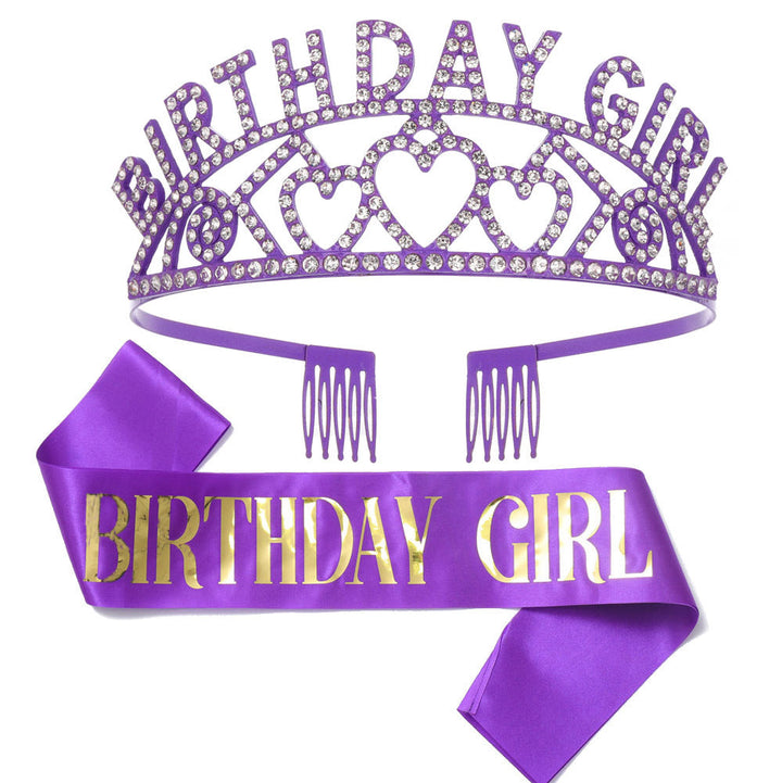 Women's Birthday Crown and Band Kalsten