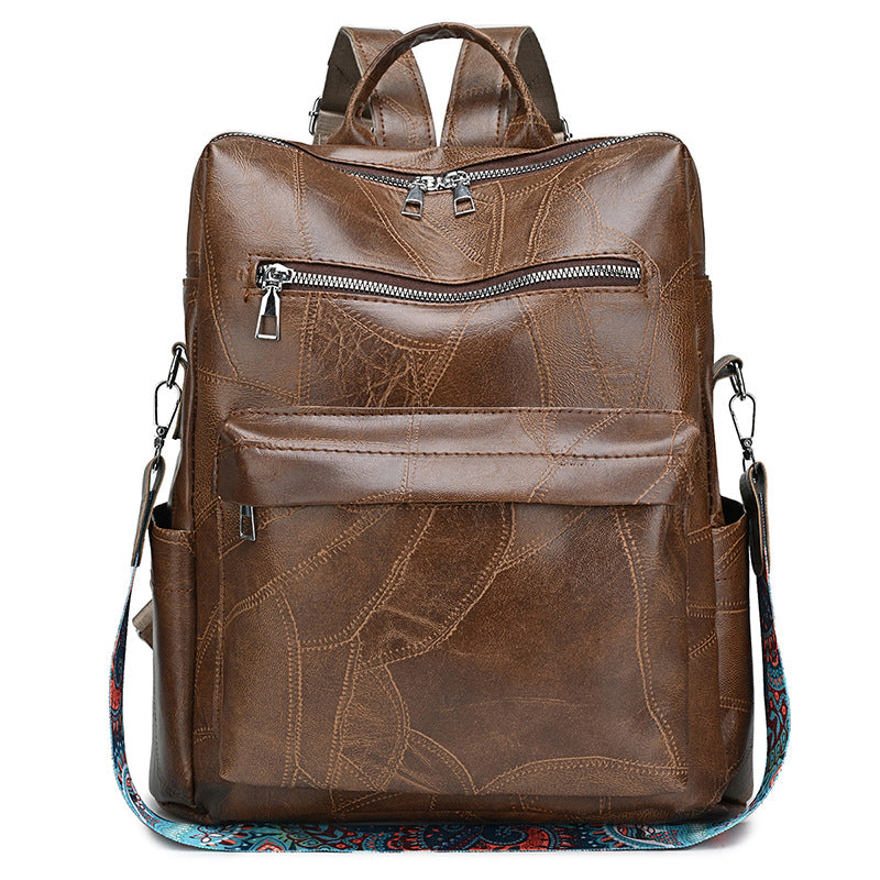 Stylish Leather Backpack Kalsten