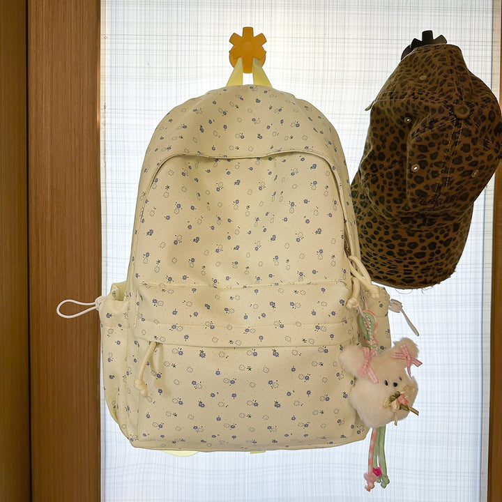 Floral Print Everyday School Backpack