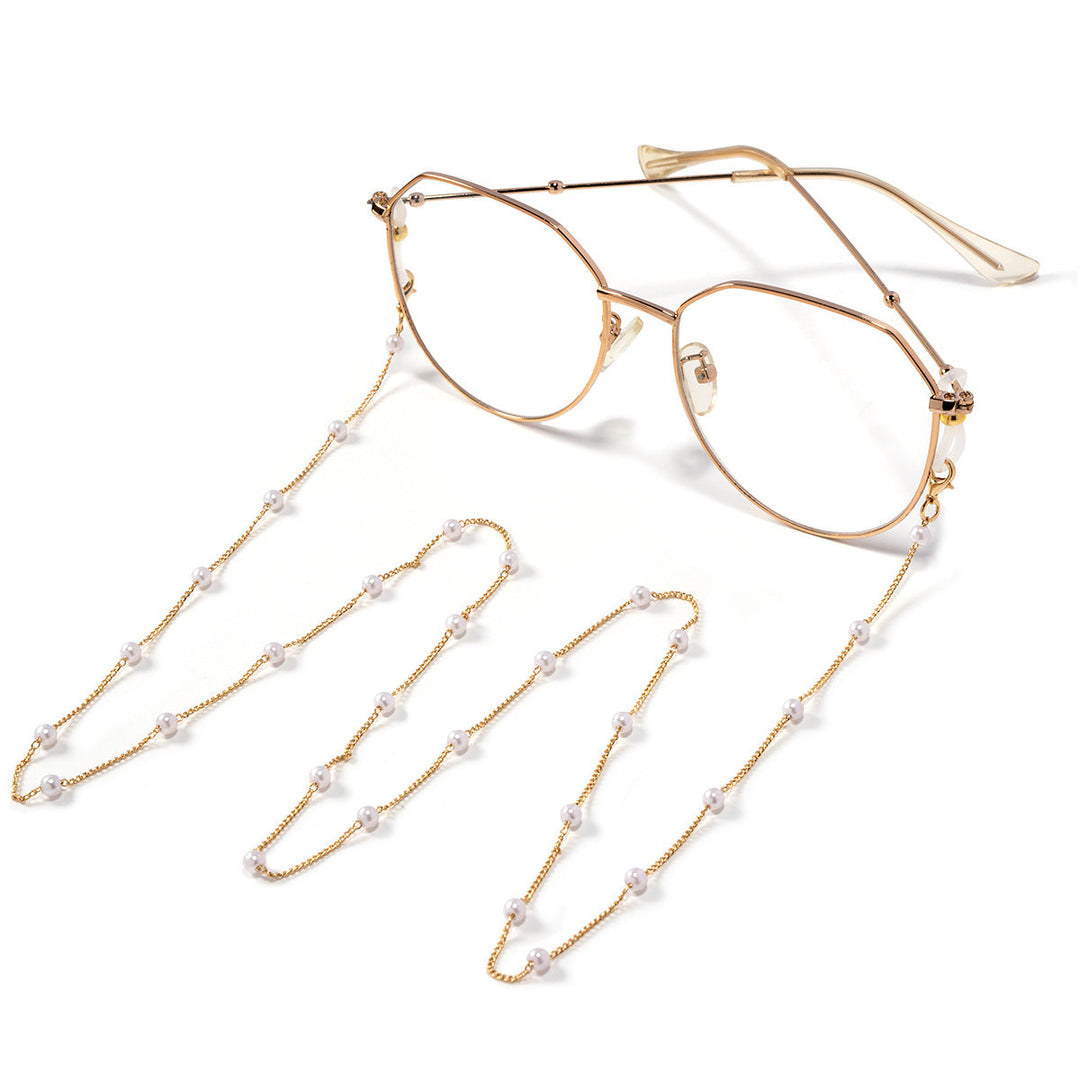 Elegant Pearl Beaded Eyewear Chain Kalsten