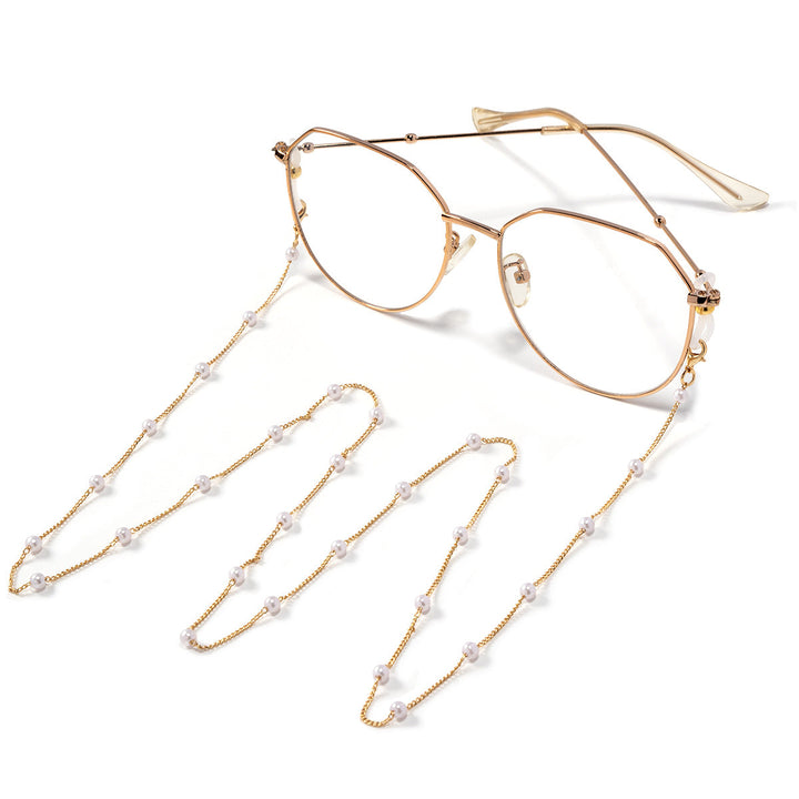 Elegant Pearl Beaded Eyewear Chain Kalsten