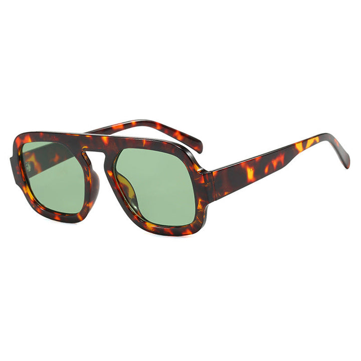 Women's modern oversized sunglasses in angular design Kalsten