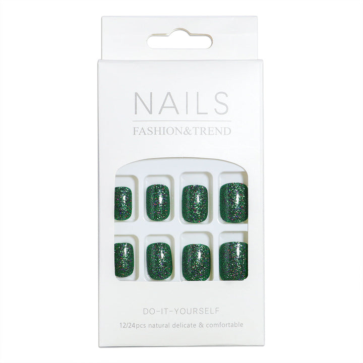 DIY Glitter Press-On Nails Kalsten