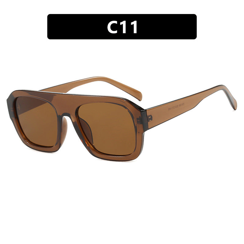 Women's oversized sunglasses with distinctive rectangular frame Kalsten